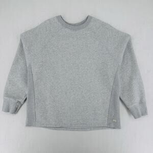 Vuori Restore Oversized Crew Sweatshirt Women’s Size M Gray Soft Cozy VW265 READ